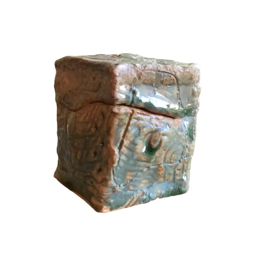 Absolutely Awesome Unsigned Brutalist Trinket Cube Or Toothpick Holder