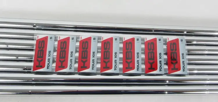 New KBS Tour 105 Stiff Flex Shafts, 4-PW.