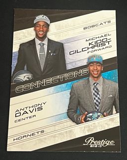 Anthony Davis Michael Kidd-Gilchrist 2012-13 Prestige Connections #1 Rookie RC Dallas Mavericks