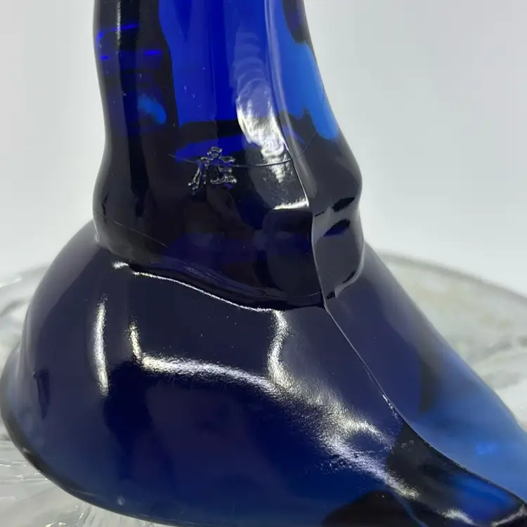 Heisey By Imperial Glass Cobalt Gazelle #104 11”