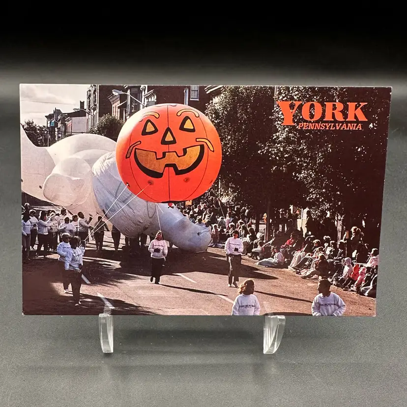 Vintage York Halloween Parade Postcard, Shintz Photography, Unused
