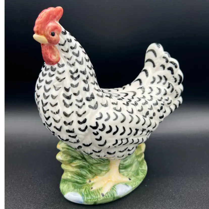 Maybe Fitz And Floyd Black And White Chicken