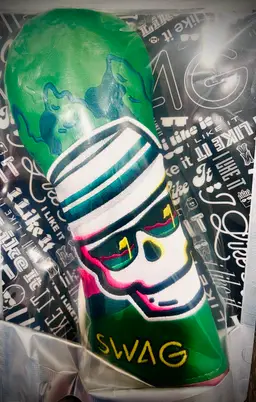SWAG GOLF MASTER’s EDITION SPECTATOR SKULL FAIRWAY WOOD HEADCOVER BRAND NEW SEALED SOLD OUT EVERYWHERE!!