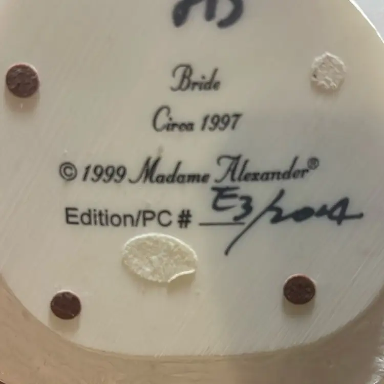 Madame Alexander Figure “bride”