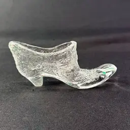 Daisy And Button Glass Shoe