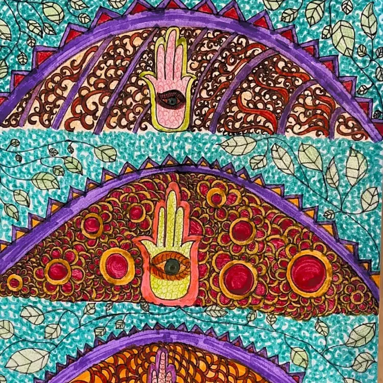 Hamsa Wall Art (trio)