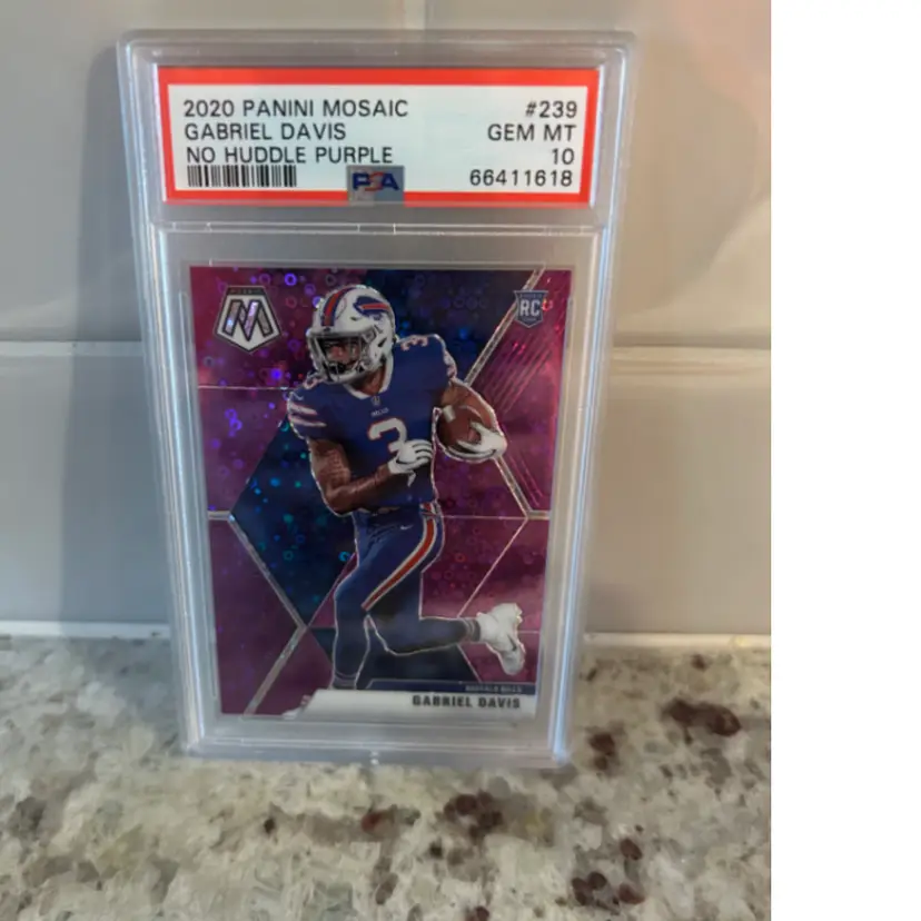 2020 Psa 10 Gabe Davis No Huddle Purple 17/50