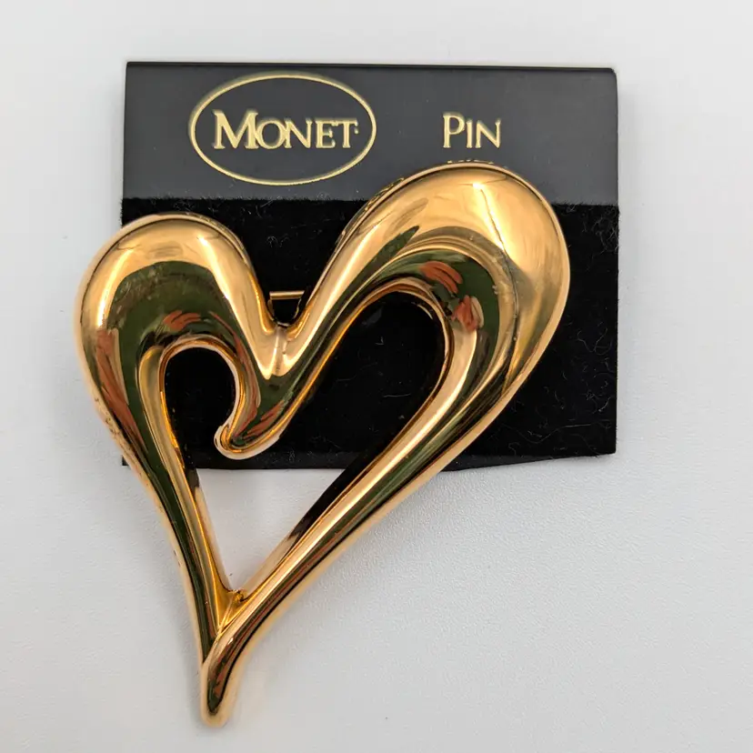 Heart Brooch Monet