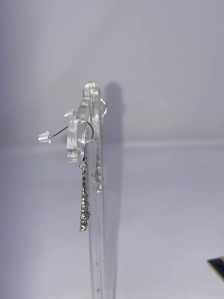 2 Day Sale! 🎉🎄🎉 Christmas Tree Earrings 1 1/2” Drop! 925 Stamped Untested Hooks.  Made By Me!