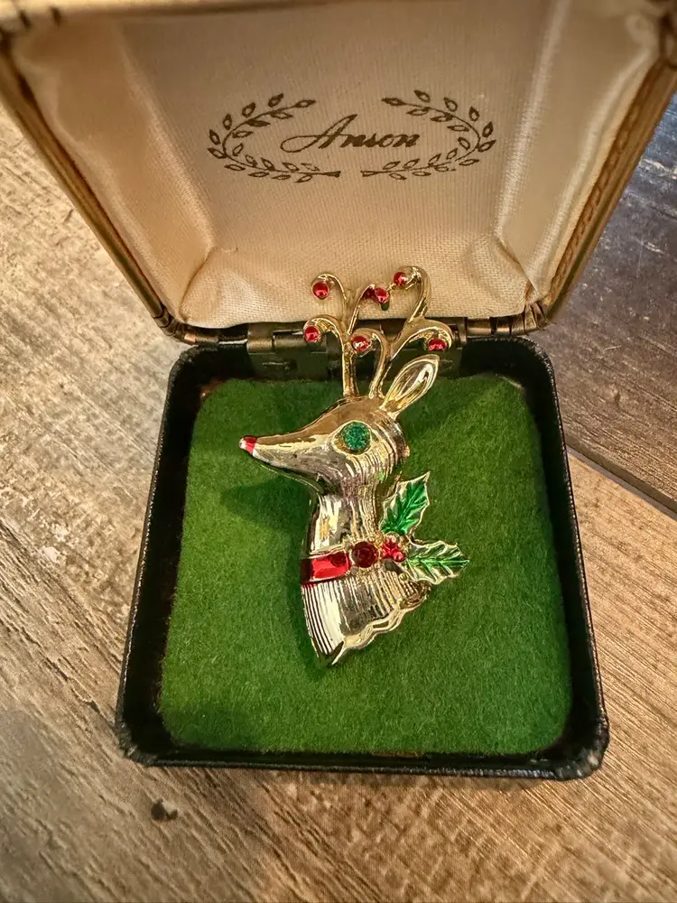 Reindeer Brooch