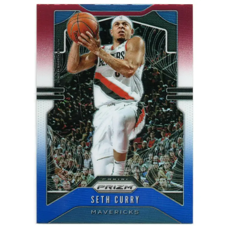 2019-20 Panini Prizm Basketball #226 Seth Curry Red, White, and Blue Prizm