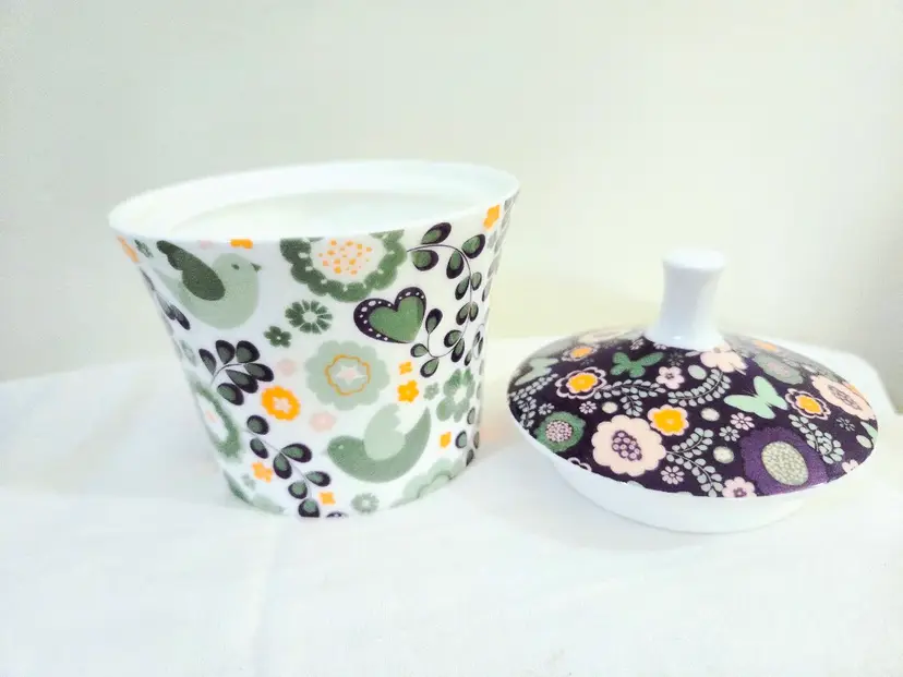 Stechcol Gracie China Coastline Imports Spring Floral Sugar Bowl/lidded Jar