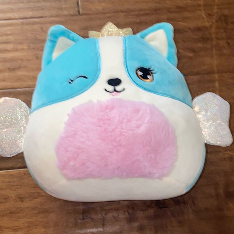 Small Mystery Party City Squad Squishmallow 8” Corgi Princess! NO tags