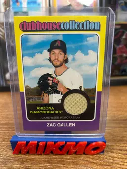 Zac Gallen Game Used Relic