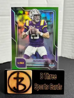 GARRETT NUSSMEIER 2025 Bowman Chrome U Lime Green /275 LSU Tigers A1294