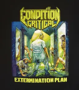 Condition Critical Thrash Metal t-shirt Extermination Plan Metallica punk rock