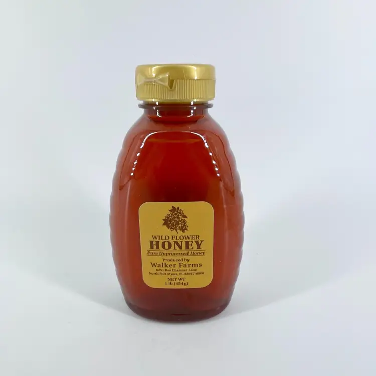 Walker Farms Wildflower Honey 1lb Bottle