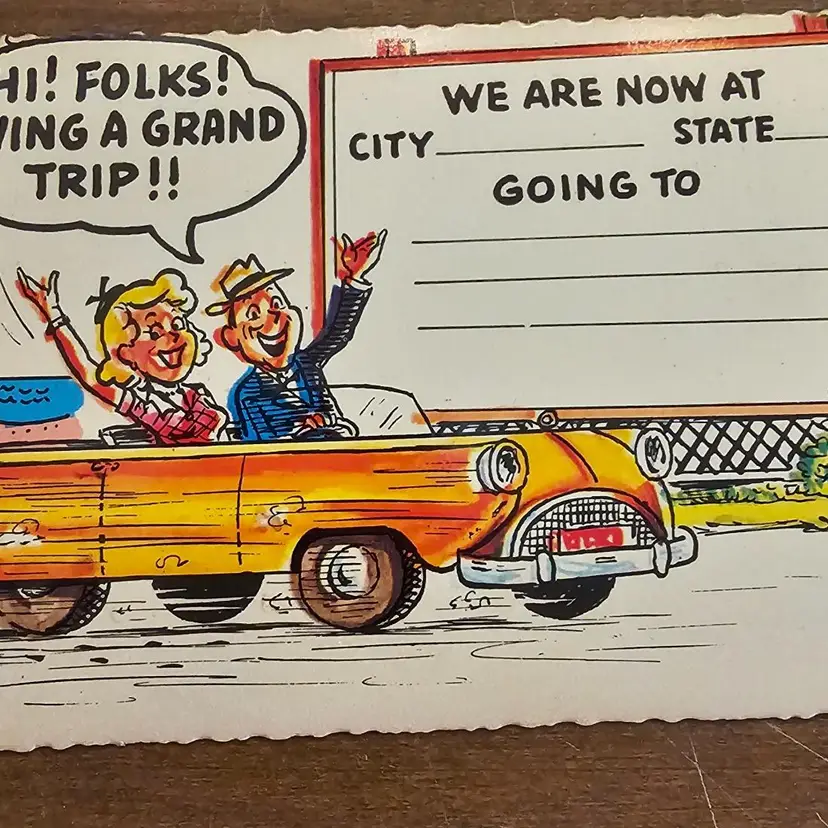 Vintage Post Card Funny