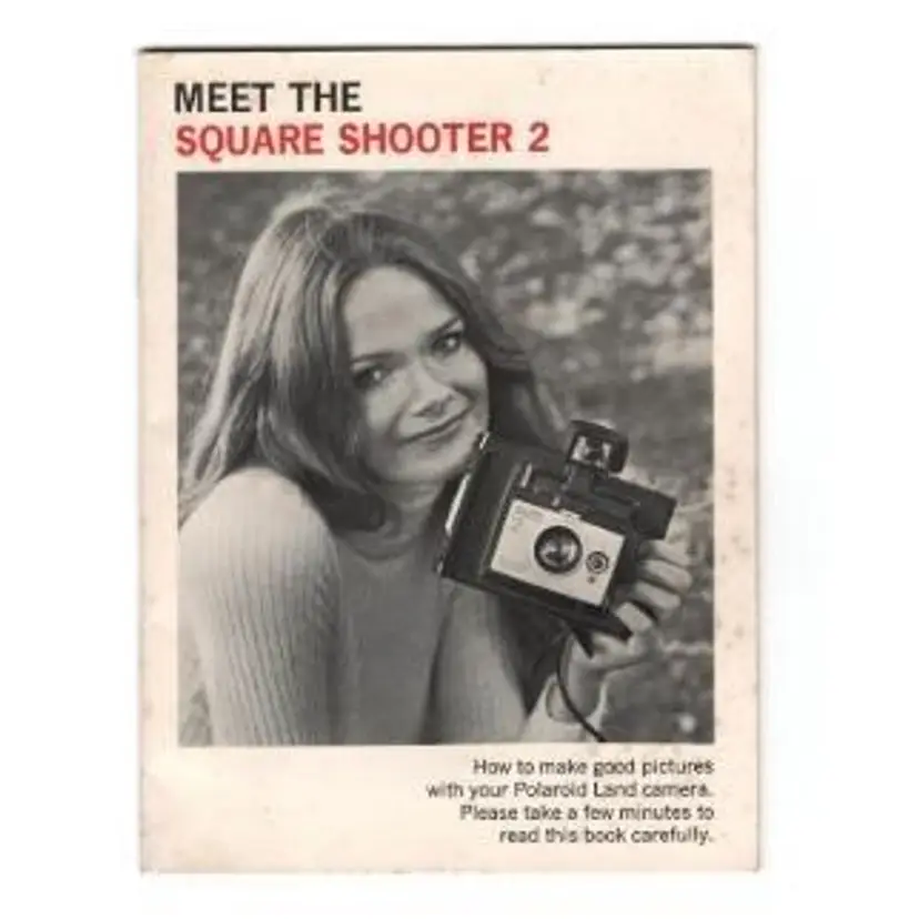 Camera Manual Polariod Square Shooter 2 Instructions Collectible Photography