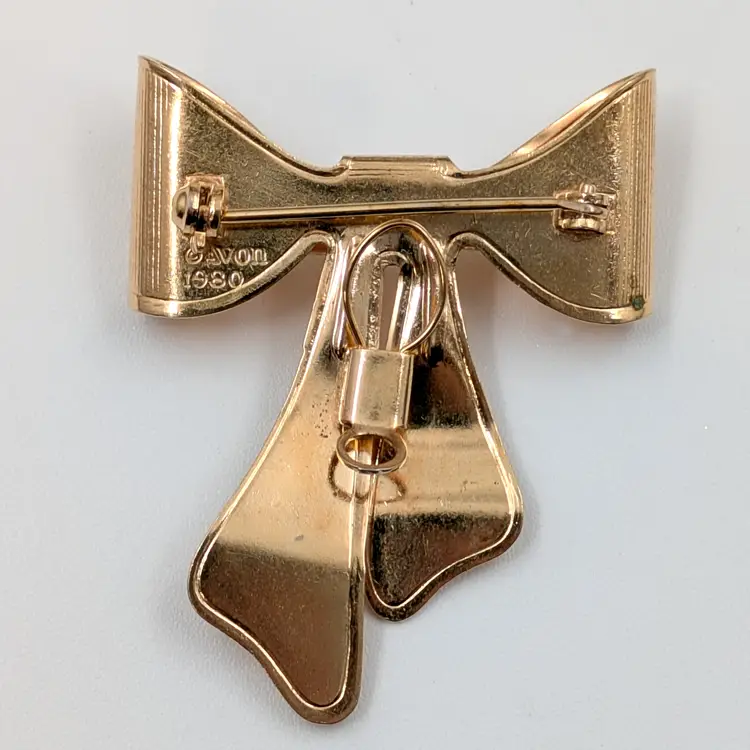 Bow Brooch & Pendant Avon Signed