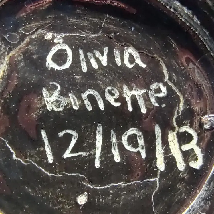 2013 Hand Crafted Pottery Jewelry/ Trinket Bowl