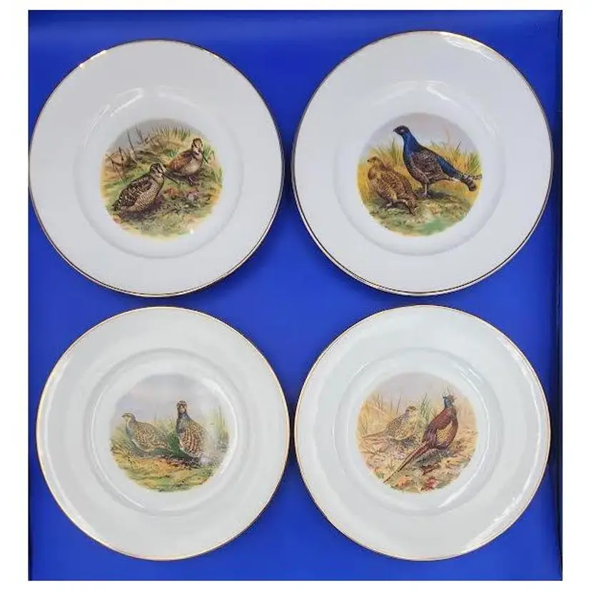 SET OF 4 1930 WESTERN GERMANY FINE PORCELAIN COLLECTION PLATES