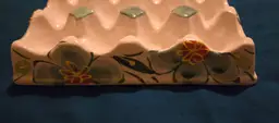 Ceramic Egg Tray Handpainted Spain