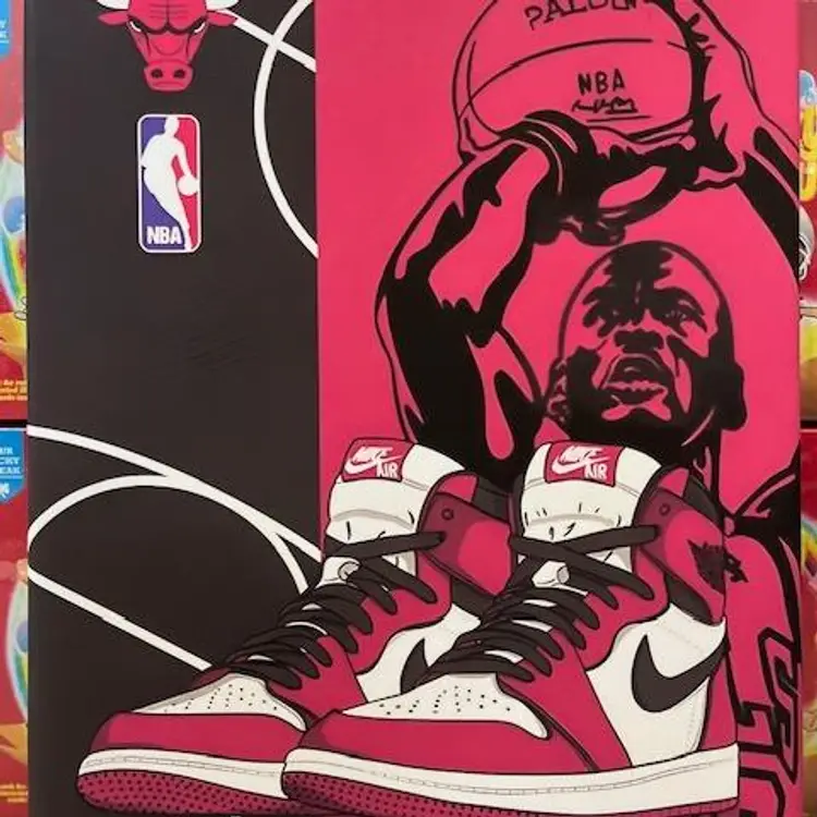 "Jordan 1 Retro High Artwork" 