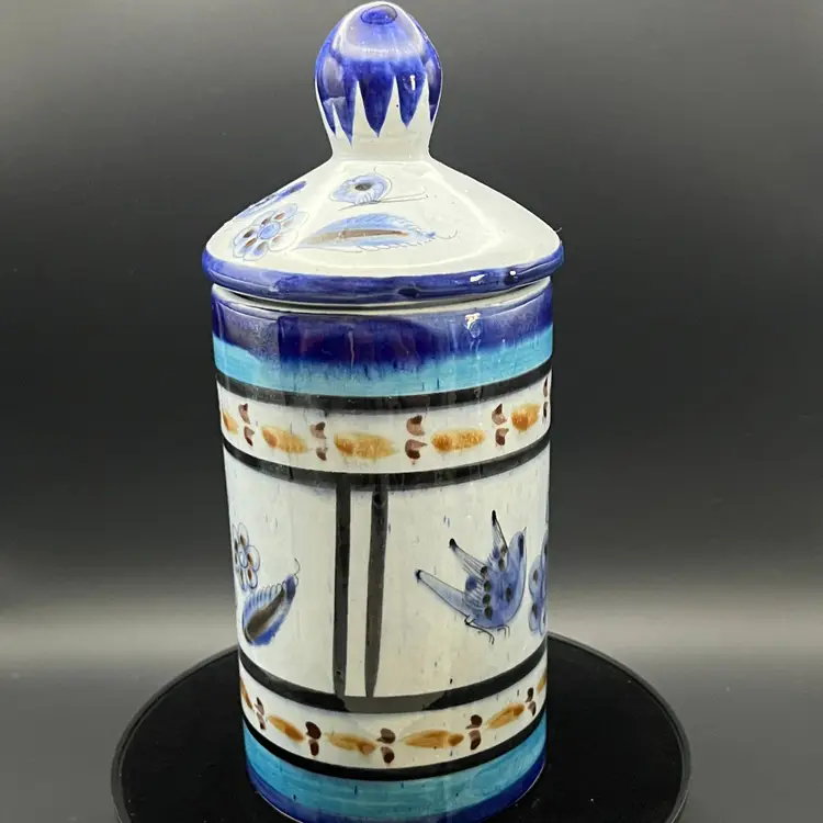 Mexican Pottery Canister