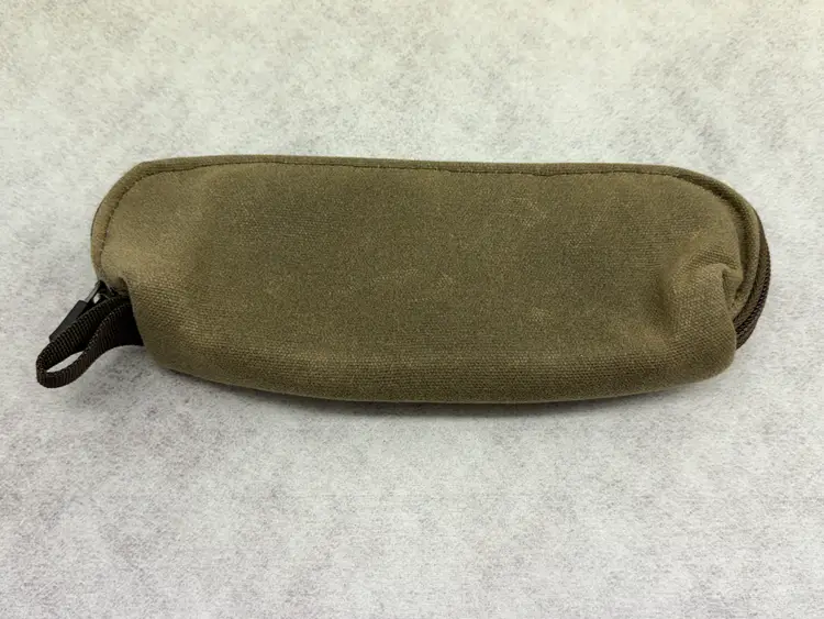 WaterField Designs Stylus Pencil Case - Waxed Canvas with Chocolate Accents