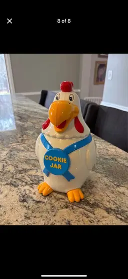 Vintage chicken cookie jar