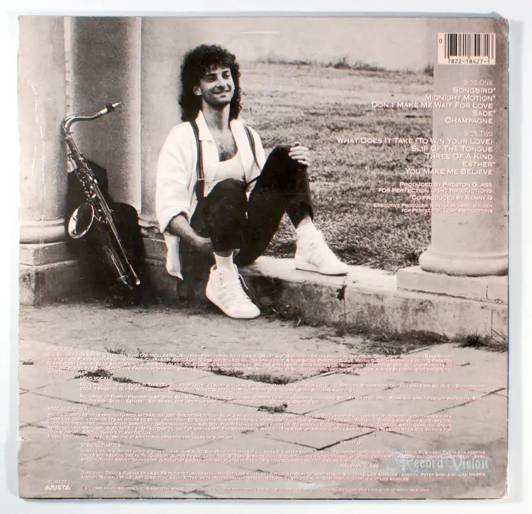 Kenny G. - Duotones (1986) Vinyl LP • Sade, Saxophone, Songbird