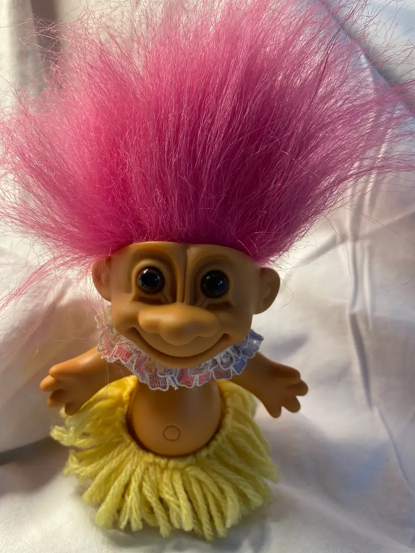 Vintage Russ Hawaiian Troll Doll