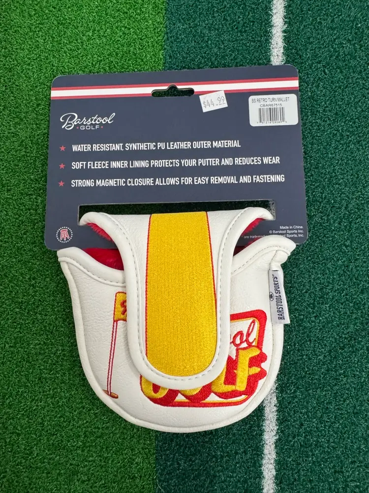 Barstool Golf "The Turn" Mallet Putter Headcover - Magnetic Close CMC Designs