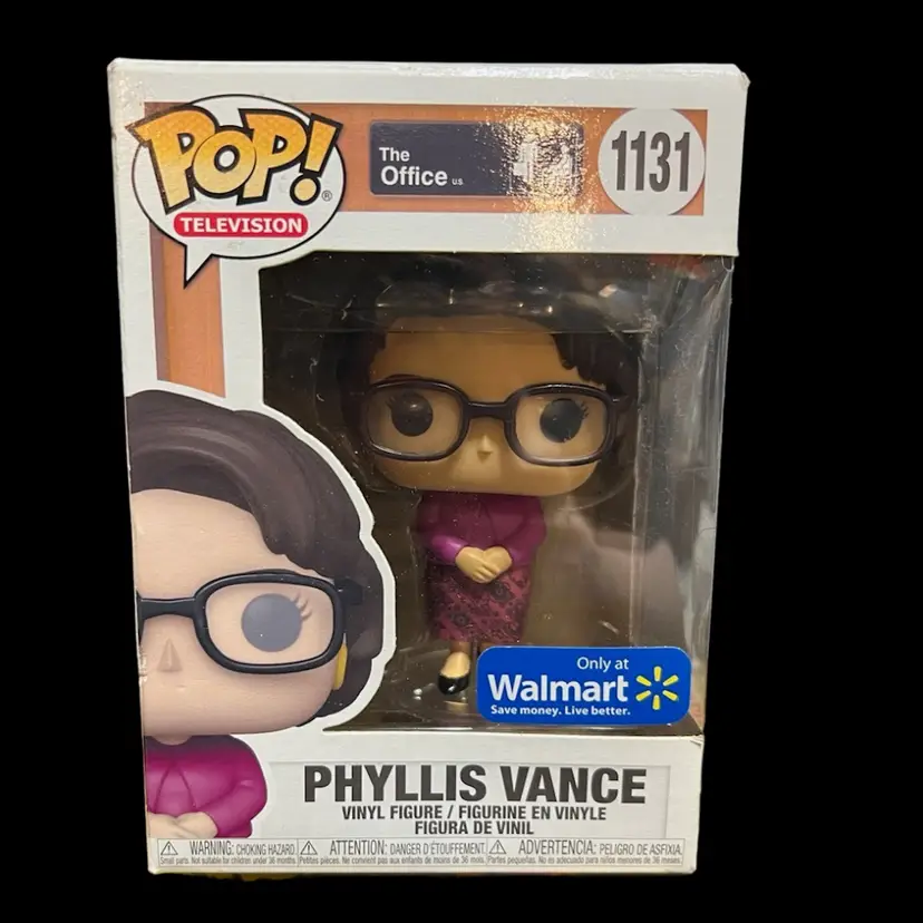 MARKDOWN! Funko Pop! The Office - Phyllis Vance - Walmart (Exclusive) #1131