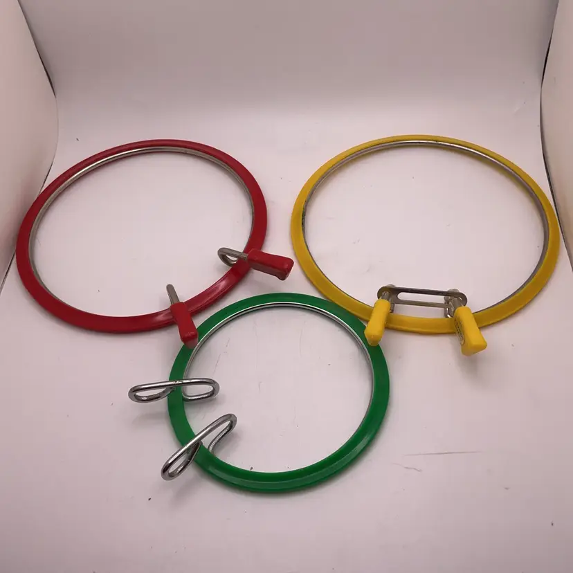 CFT Three Spring Tension Embroidery Hoops, Mixed Lot