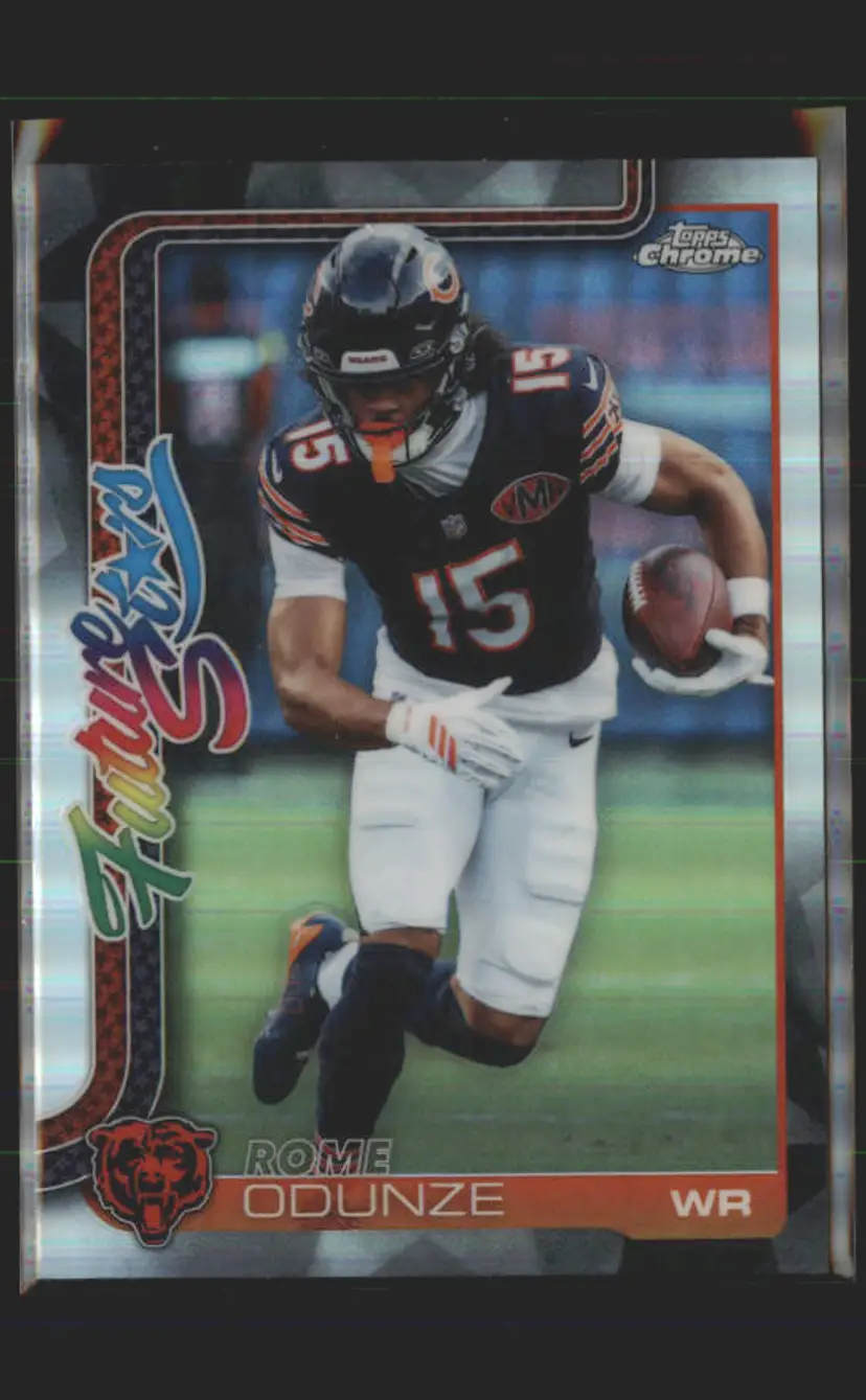 Rome Odunze 2025 Topps Chrome Future Stars Refractor #FS-2 - (138) - Chicago Bears