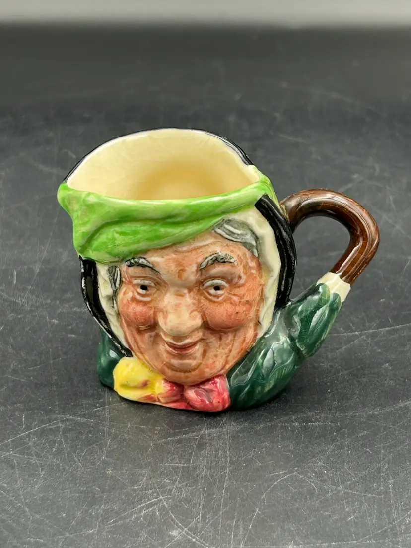 Vintage Small  Royal Doulton Toby Character Jug Sairey Sarah Gamp