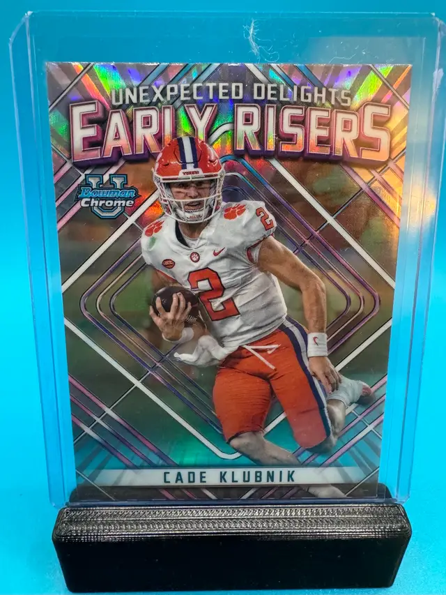 Cade Klubnik Bowman Chrome U Unexpected Delights Early Risers Clemson Tigers