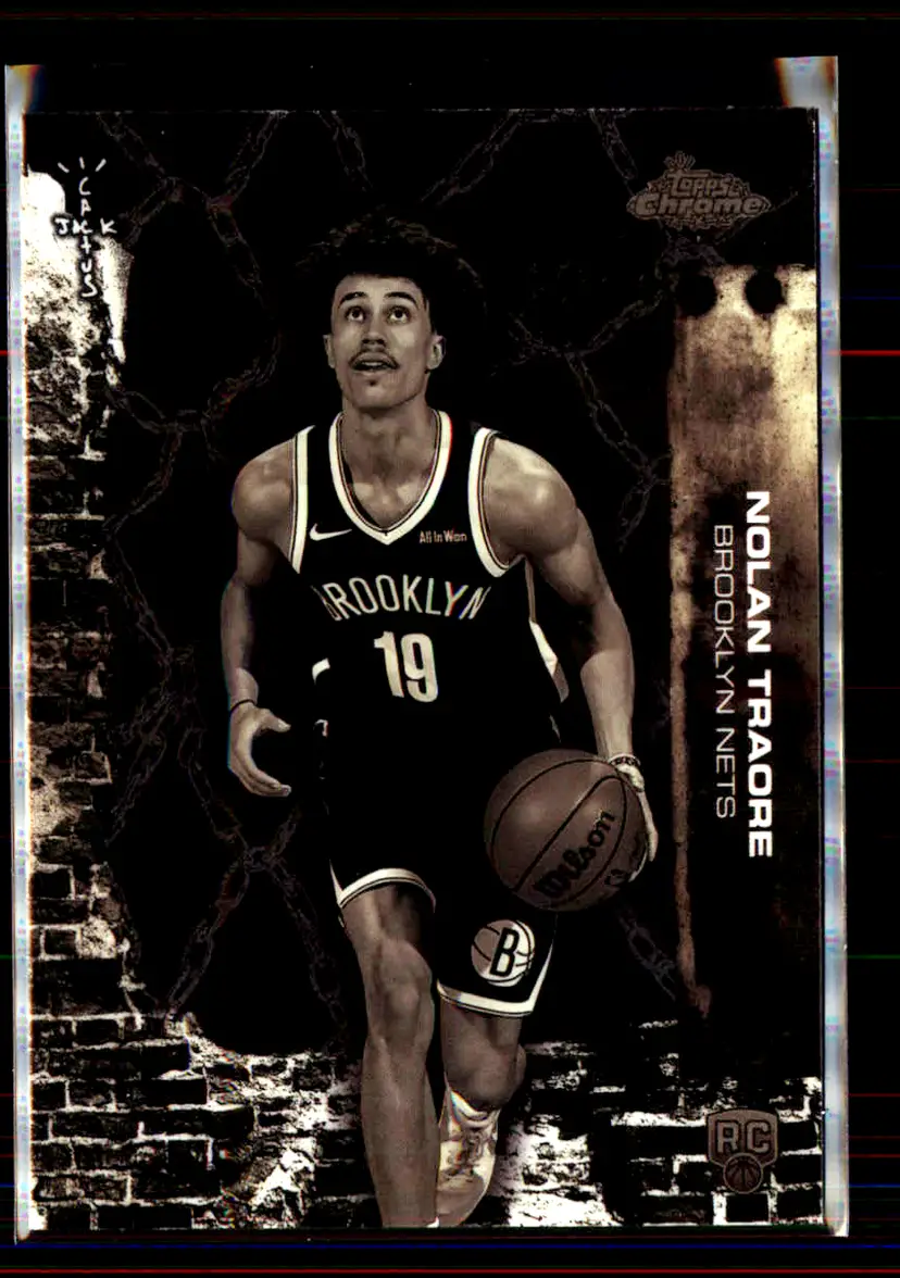 Nolan Traore 2025-26 Topps Chrome Cactus Jack #79 - (139) - Brooklyn Nets