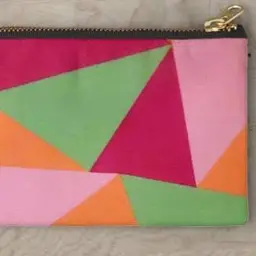 Bermuda Triangles - Zip Pouch 6x4"