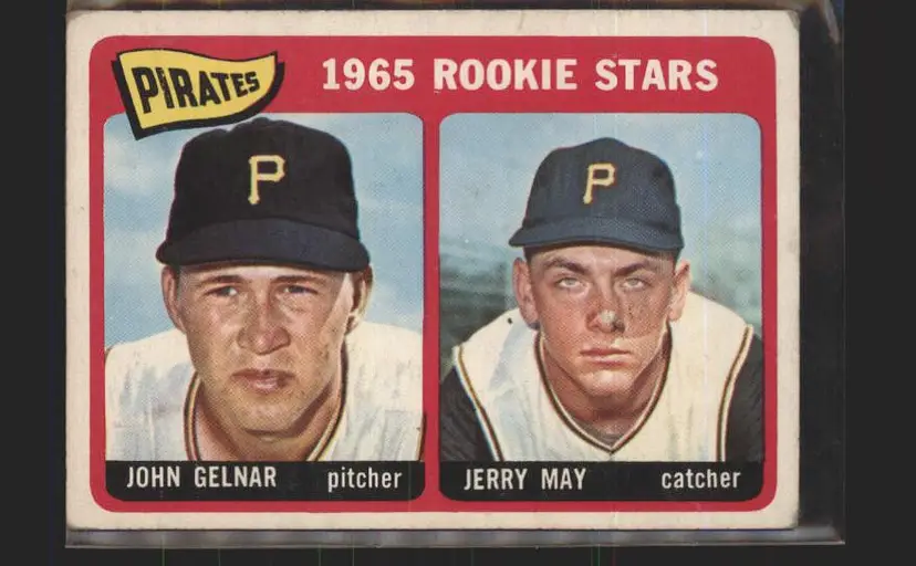 Pirates 1965 Rookie Stars (John Gelnar / Jerry May) 1965 Topps #143 - (140) - Pittsburgh Pirates