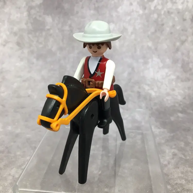 Playmobil Western Sheriff & Black Horse