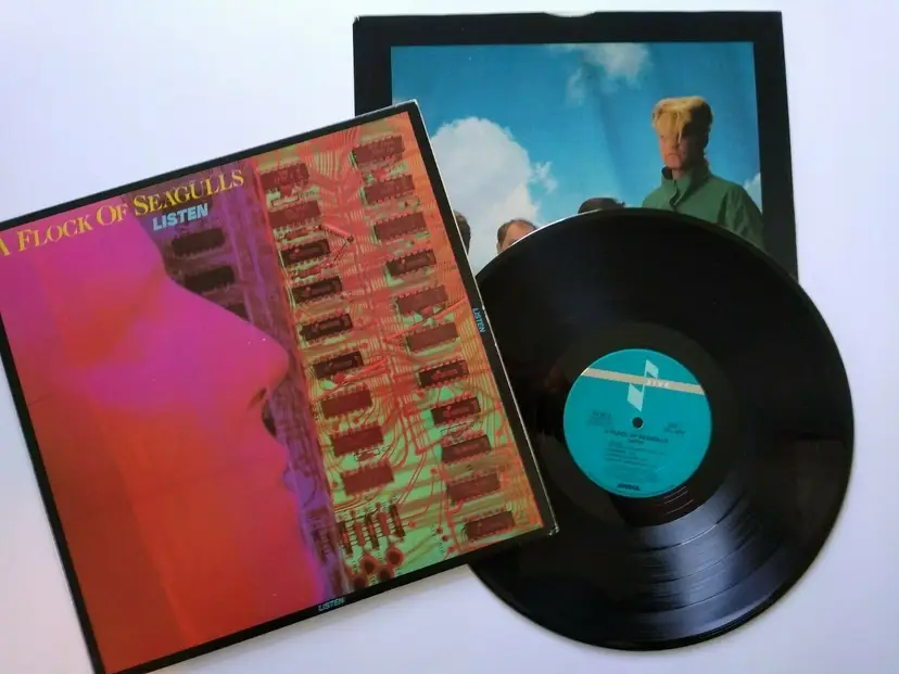 A Flock Of Seagulls Listen Vinyl LP Record Album 1983 Synth-Pop New Wave CLUB Ed