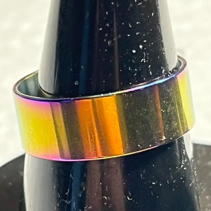 Stainless Steel Ring As Pictured Size 8