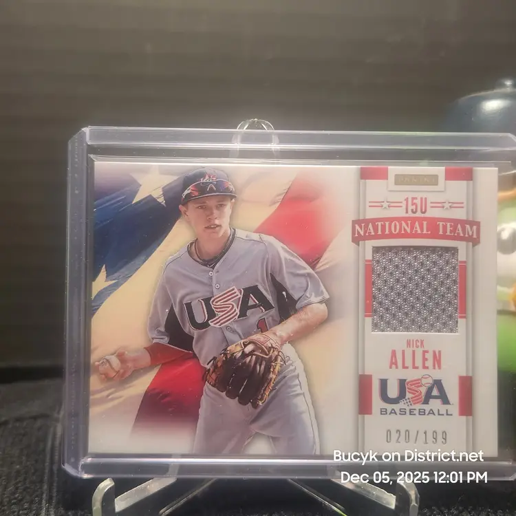 2013 Team USA Relic - Nick Allen Houston Astros 20/199