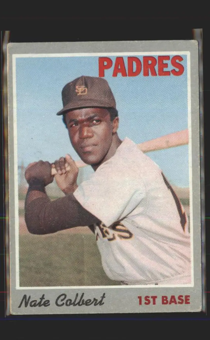 Nate Colbert 1970 Topps #11 - () - San Diego Padres