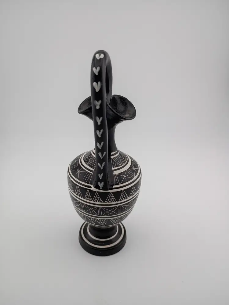 Ceramic ewer made in Greece