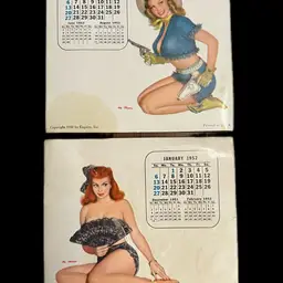 1950s Pin Up Calendars