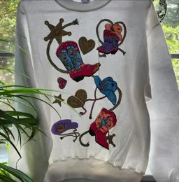 Vintage deadstock Cowgirl crewneck